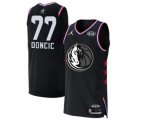 Dallas Mavericks #77 Luka Doncic Authentic Black 2019 All-Star Game Basketball Jersey