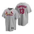 Nike St. Louis Cardinals #13 Matt Carpenter Gray Road Stitched Baseball Jersey
