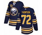 Adidas Buffalo Sabres #72 Tage Thompson Authentic Navy Blue Home NHL Jersey
