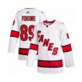 Carolina Hurricanes #89 Domenick Fensore Authentic White Away Hockey Jersey