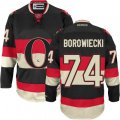 Ottawa Senators #74 Mark Borowiecki Authentic Black Third NHL Jersey