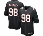 Atlanta Falcons #98 Takkarist McKinley Game Black Alternate Football Jersey
