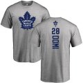 Toronto Maple Leafs #28 Tie Domi Ash Backer T-Shirt
