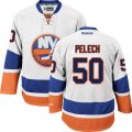 New York Islanders #50 Adam Pelech Authentic White Away NHL Jersey