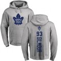 Toronto Maple Leafs #93 Doug Gilmour Ash Backer Pullover Hoodie