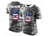 2016 US Flag Fashion Men's TCU Horned Frogs LaDainian Tomlinson #5 College Limited Football Jersey - Grey