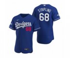 Los Angeles Dodgers Ross Stripling Royal 2020 World Series Champions Authentic Jersey