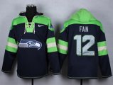 Seattle Seahawks 12th Fan green-blue[pullover hooded sweatshirt]
