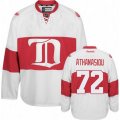 Detroit Red Wings #72 Andreas Athanasiou Premier White Third NHL Jersey
