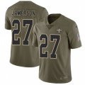 New Orleans Saints #27 Natrell Jamerson Limited Olive 2017 Salute to Service NFL Jersey