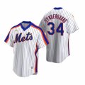 Nike New York Mets #34 Noah Syndergaard White Cooperstown Collection Home Stitched Baseball Jersey