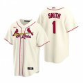 Nike St. Louis Cardinals #1 Ozzie Smith Cream Alternate Stitched Baseball Jersey