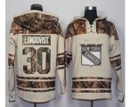 New York Rangers #30 Henrik Lundqvist Cream Camo Stitched NHL Jersey