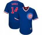 Chicago Cubs #14 Ernie Banks Royal Blue Flexbase Authentic Collection Cooperstown Baseball Jersey
