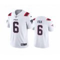 New England Patriots #6 Nick Folk White Vapor Untouchable Limited Stitched Jersey