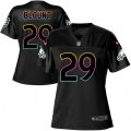 Women Philadelphia Eagles #35 LeGarrette Blount Game Black Fashion NFL Jersey