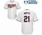 Minnesota Twins Tyler Duffey Replica White Home Cool Base Baseball Player Jersey