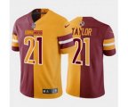 Washington Football Team #21 Sean Taylor Red V Yellow Peace Split 2022 Vapor Untouchable Limited Jersey