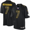 Pittsburgh Steelers #7 Ben Roethlisberger Limited Black Impact NFL Jersey