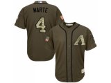 Arizona Diamondbacks #4 Ketel Marte Green Salute to Service Stitched MLB Jersey
