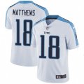 Tennessee Titans #18 Rishard Matthews White Vapor Untouchable Limited Player NFL Jersey