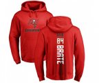 Tampa Bay Buccaneers #84 Cameron Brate Red Backer Pullover Hoodie