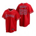 Nike Los Angeles Angels #28 Andrew Heaney Red Alternate Stitched Baseball Jersey