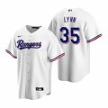 Nike Texas Rangers #35 Lance Lynn White Home Stitched Baseball Jersey