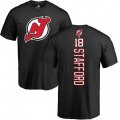 New Jersey Devils #18 Drew Stafford Black Backer T-Shirt