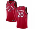 Toronto Raptors #20 Dewan Hernandez Swingman Red Basketball Jersey - Icon Edition