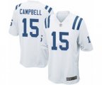 Indianapolis Colts #15 Parris Campbell Game White Football Jersey