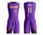 Phoenix Suns #11 Ricky Rubio Swingman Purple Basketball Suit Jersey - City Edition