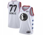 Dallas Mavericks #77 Luka Doncic Swingman White 2019 All-Star Game Basketball Jersey