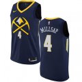 Denver Nuggets #4 Paul Millsap Swingman Navy Blue NBA Jersey - City Edition
