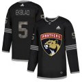 Florida Panthers #5 Aaron Ekblad Black Authentic Classic Stitched NHL Jersey