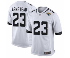 Jacksonville Jaguars #23 Ryquell Armstead Game White Football Jersey