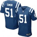 Indianapolis Colts #51 John Simon Elite Royal Blue Team Color NFL Jersey