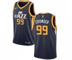 Utah Jazz #99 Jae Crowder Swingman Navy Blue Road Basketball Jersey - Icon Edition