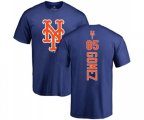 New York Mets #85 Carlos Gomez Royal Blue Backer T-Shirt