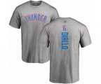 Oklahoma City Thunder #6 Hamidou Diallo Ash Backer T-Shirt
