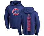 MLB Nike Chicago Cubs #62 Jose Quintana Royal Blue Backer Pullover Hoodie