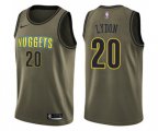 Denver Nuggets #20 Tyler Lydon Swingman Green Salute to Service NBA Jersey