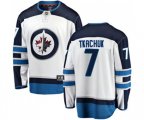 Winnipeg Jets #7 Keith Tkachuk Fanatics Branded White Away Breakaway NHL Jersey