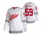 Detroit Red Wings #59 Tyler Bertuzzi White 2020-21 Reverse Retro Alternate Hockey Jersey