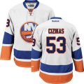 New York Islanders #53 Casey Cizikas Authentic White Away NHL Jersey