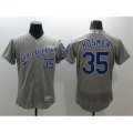 Kansas City Royals #35 Eric Hosmer Gray Stitched Baseball Jersey