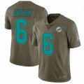 Miami Dolphins #6 Jay Cutler Limited Olive 2017 Salute to Service NFL Jersey
