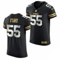 San Francisco 49ers #55 Dee Ford 2021 Nike Black Golden Edition Vapor Limited Jersey