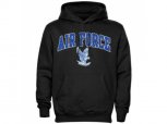 Air Force Falcons Midsize Arch Pullover Hoodie Black