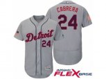 Detroit Tigers #24 Miguel Cabrera Gray Stars & Stripes 2016 Independence Day Flex Base Jersey